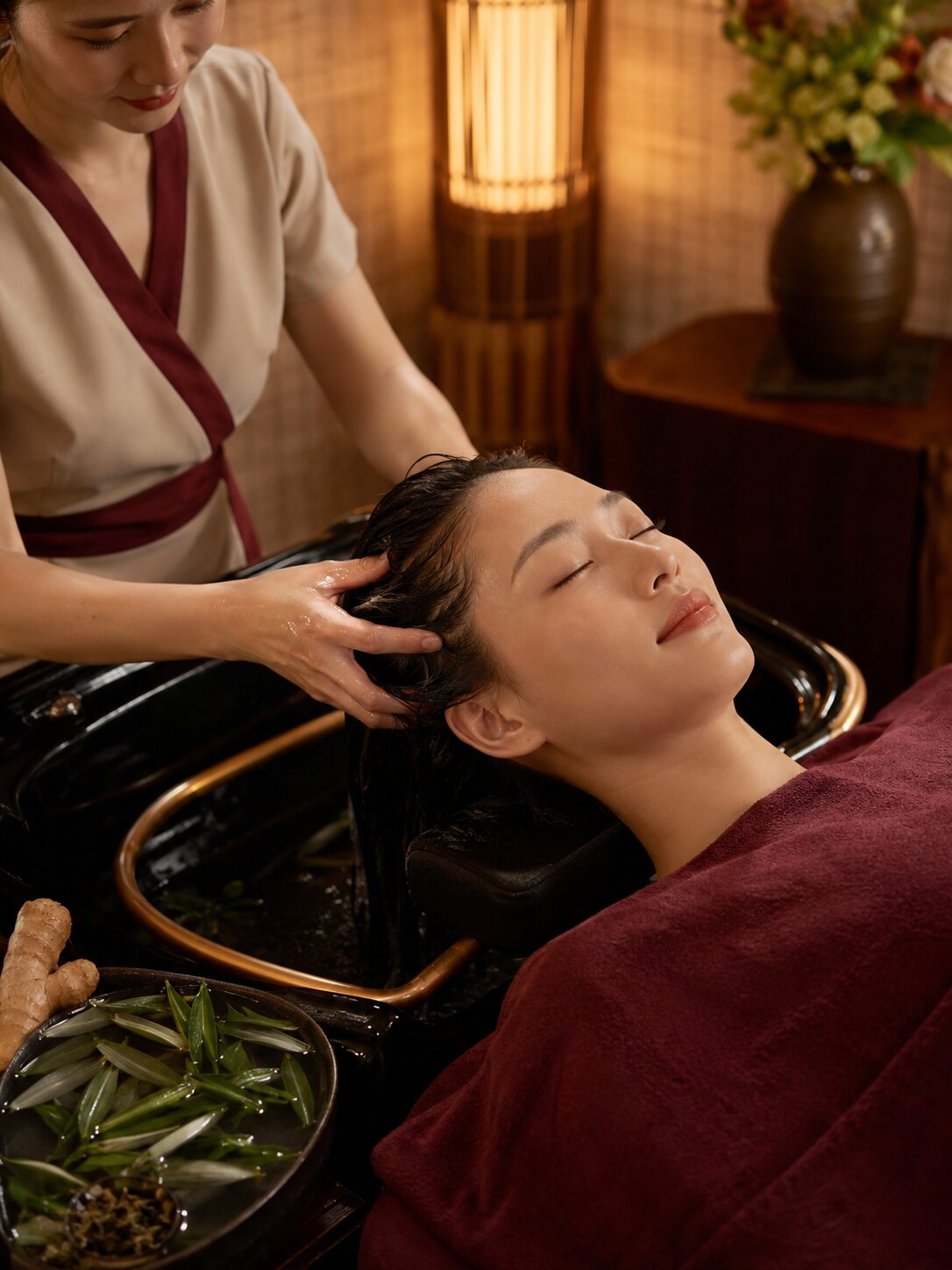 Gội đầu dưỡng sinh · Thông kinh lạc